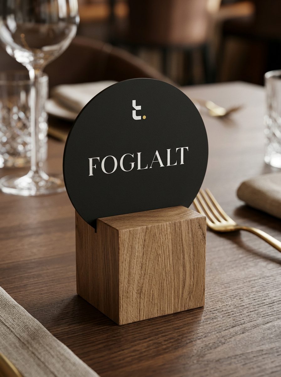 Gravírozott Foglalt tábla